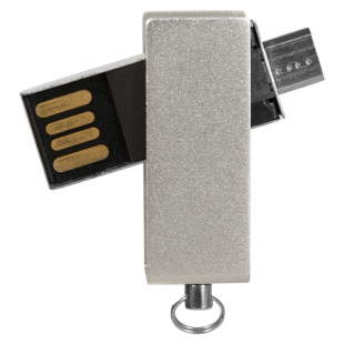 Pendrive OTG mini, srebrny