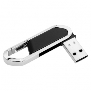 Pendrive reklamowy, biały  z czarnym