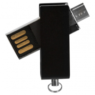 Czarny pendrive OTG mini